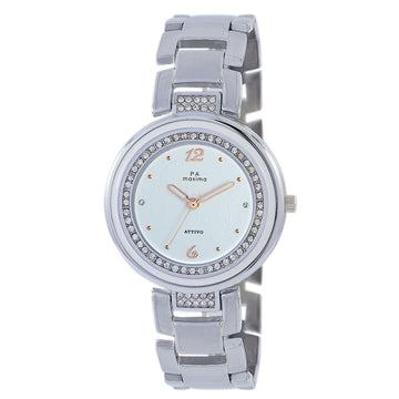 Maxima ATTIVO Women White Dial Analogue Watch - 60216BMLI